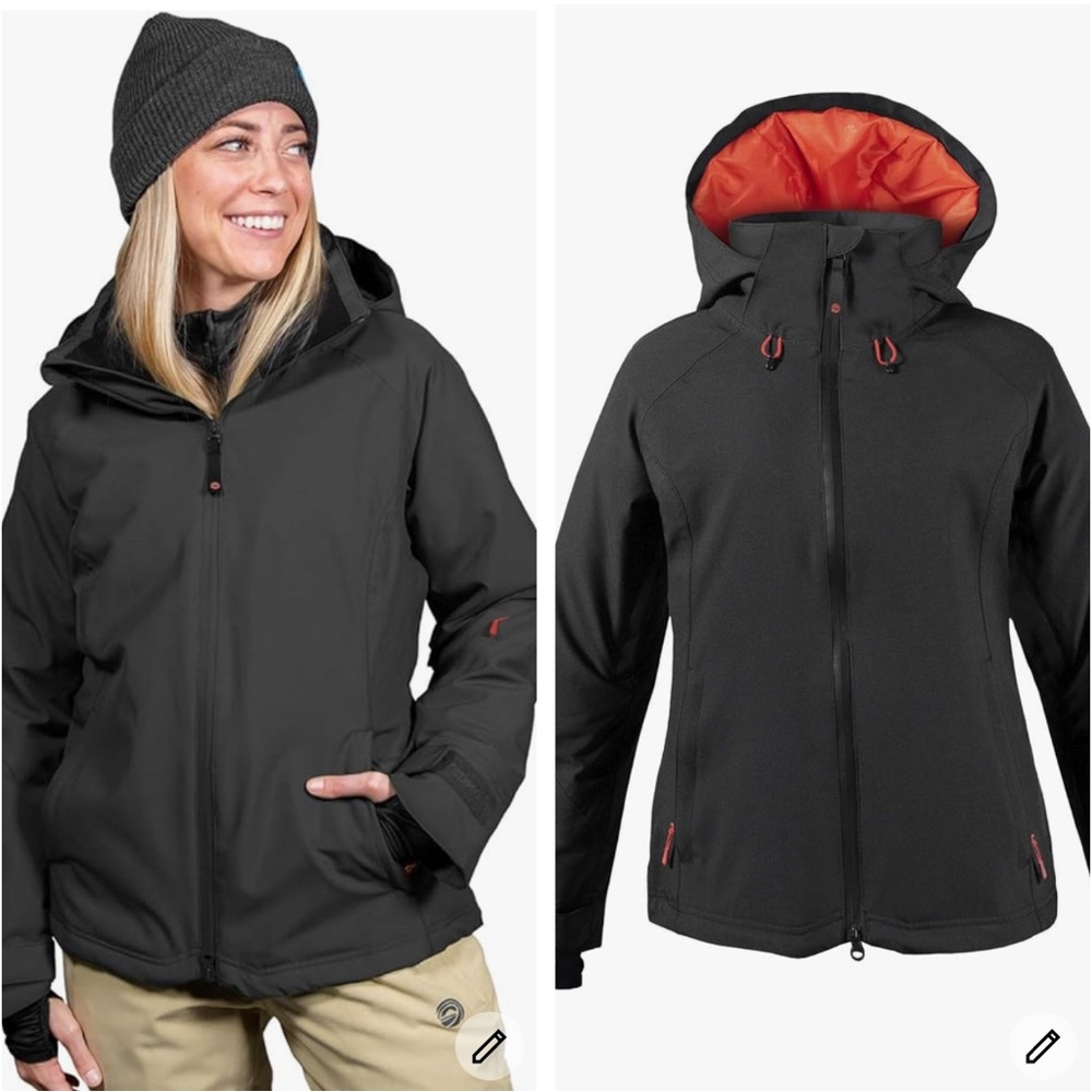 Wildhorn Frontera Waterproof Ski / Snowboard Jacket Color Black Size XXL GUC